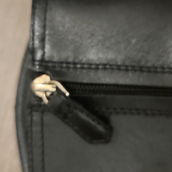 Tory Burch Marlene Riding boot 8.5, black leather with pebbled shaft. - Picture 6 of 13